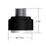 M30X3.5 Thread-On Gearshift Adapter W/LED Mount For Eaton-Fuller 9/10 Speed-Matte Black - Image 4