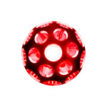 Thread-On Matte Black Phoenix Style Ball Gearshift Knob With LED 13/15/18 Speed Adapter-Red LED - Image 5