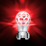 Thread-On Annodized Phoenix Style Ball Gearshift Knob With LED 13/15/18 Speed Adapter-Red LED - Image 10