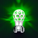 Thread-On Annodized Phoenix Style Ball Gearshift Knob With LED 13/15/18 Speed Adapter-Green LED - Image 9