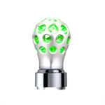 Thread-On Annodized Phoenix Style Ball Gearshift Knob With LED 9/10 Speed Adapter-Green LED 71098