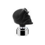 Thread-On Skull Biker Shift Knob & Adapter For Eaton Fuller Style 9/10 Shifter-Black - Image 3