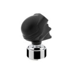 Thread-On Skull Biker Shift Knob & Adapter For Eaton Fuller Style 9/10 Shifter-Black - Image 4