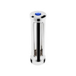 M30X3.5 Thread-On Sonoma Style Gearshift Knob-Blue Crystal/Chrome 71122