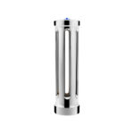 M30X3.5 Thread-On Sonoma Style Gearshift Knob-Blue Crystal/Chrome - Image 2