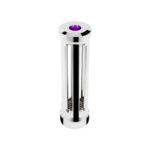 M30X3.5 Thread-On Sonoma Style Gearshift Knob-Purple Crystal/Chrome 71125