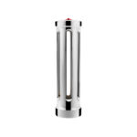 M30X3.5 Thread-On Sonoma Style Gearshift Knob-Red Crystal/Chrome - Image 2