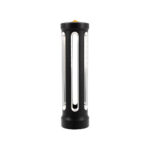 M30X3.5 Thread-On Sonoma Style Gearshift Knob-Amber Crystal/Matte Black - Image 2