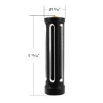 M30X3.5 Thread-On Sonoma Style Gearshift Knob-Amber Crystal/Matte Black - Image 4