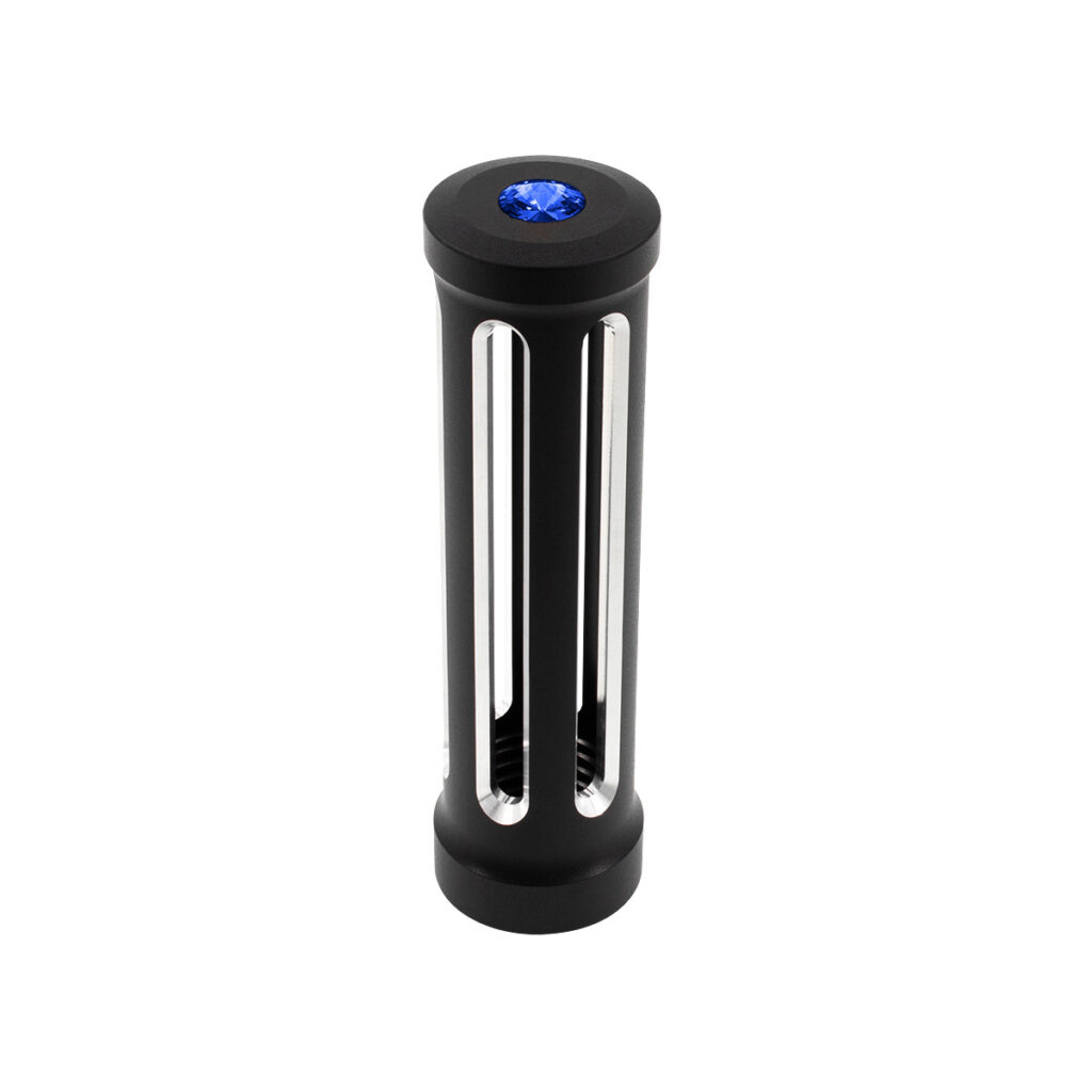M30X3.5 Thread-On Sonoma Style Gearshift Knob-Blue Crystal/Matte Black 71129