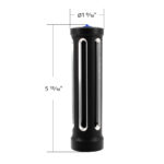 M30X3.5 Thread-On Sonoma Style Gearshift Knob-Blue Crystal/Matte Black - Image 4