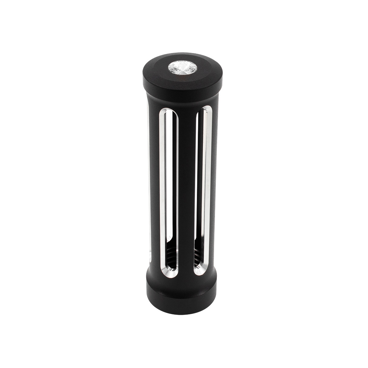 M30X3.5 Thread-On Sonoma Style Gearshift Knob-Clear Crystal/Matte Black 71130