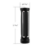 M30X3.5 Thread-On Sonoma Style Gearshift Knob-Clear Crystal/Matte Black - Image 4