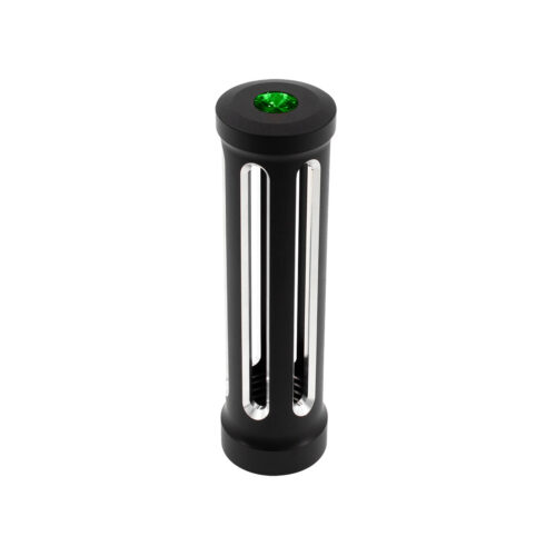 M30X3.5 Thread-On Sonoma Style Gearshift Knob-Dark Green Crystal/Matte Black 71131