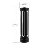 M30X3.5 Thread-On Sonoma Style Gearshift Knob-Dark Green Crystal/Matte Black - Image 4