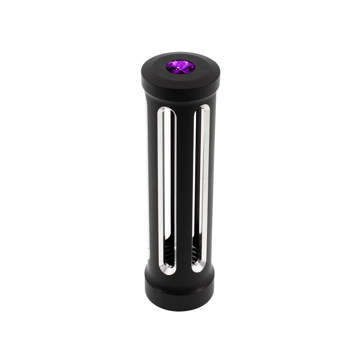 M30X3.5 Thread-On Sonoma Style Gearshift Knob-Purple Crystal/Matte Black 71132