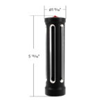 M30X3.5 Thread-On Sonoma Style Gearshift Knob-Red Crystal/Matte Black - Image 4