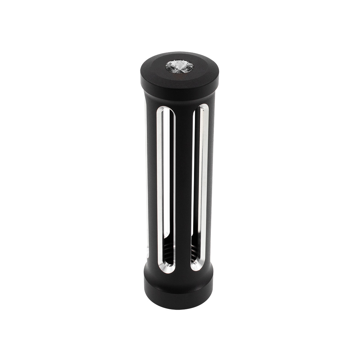M30X3.5 Thread-On Sonoma Style Gearshift Knob-Smoke Crystal/Matte Black 71134