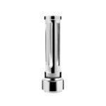 Thread-On Chrome Sonoma Style Gearshift Knob With LED 9/10 Speed Adapter-Clear Crystal/White LED - Image 5