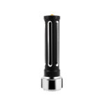 Thread-On Matte Black Sonoma Style Gearshift Knob With LED 9/10 Speed Adapter-Amber Crystal/Amber LED - Image 6