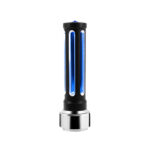 Thread-On Matte Black Sonoma Style Gearshift Knob With LED 9/10 Speed Adapter-Blue Crystal/Blue LED - Image 5