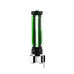 Thread-On Matte Black Sonoma Style Gearshift Knob With LED 9/10 Speed Adapter-Dark Green Crystal/Green LED - Image 3