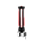 Thread-On Matte Black Sonoma Style Gearshift Knob With LED 9/10 Speed Adapter-Red Crystal/Red LED - Image 3