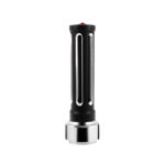 Thread-On Matte Black Sonoma Style Gearshift Knob With LED 9/10 Speed Adapter-Red Crystal/Red LED - Image 6