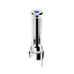 Thread-On Chrome Sonoma Style Gearshift Knob With LED 13/15/18 Speed Adapter-Blue Crystal/Blue LED - Image 2