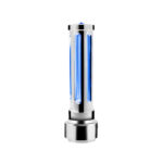 Thread-On Chrome Sonoma Style Gearshift Knob With LED 13/15/18 Speed Adapter-Blue Crystal/Blue LED - Image 5