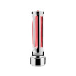 Thread-On Chrome Sonoma Style Gearshift Knob With LED 13/15/18 Speed Adapter-Red Crystal/Red LED - Image 5