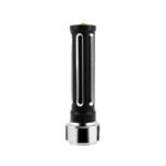 Thread-On Matte Black Sonoma Style Gearshift Knob With LED 13/15/18 Speed Adapter-Amber Crystal/Amber LED - Image 6