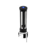 Thread-On Matte Black Sonoma Style Gearshift Knob With LED 13/15/18 Speed Adapter-Blue Crystal/Blue LED - Image 2