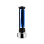 Thread-On Matte Black Sonoma Style Gearshift Knob With LED 13/15/18 Speed Adapter-Blue Crystal/Blue LED - Image 5