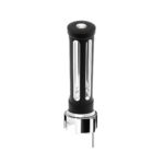 Thread-On Matte Black Sonoma Style Gearshift Knob With LED 13/15/18 Speed Adapter-Clear Crystal/White LED 71155