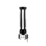Thread-On Matte Black Sonoma Style Gearshift Knob With LED 13/15/18 Speed Adapter-Clear Crystal/White LED - Image 3