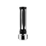 Thread-On Matte Black Sonoma Style Gearshift Knob With LED 13/15/18 Speed Adapter-Clear Crystal/White LED - Image 5