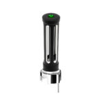 Thread-On Matte Black Sonoma Style Gearshift Knob With LED 13/15/18 Speed Adapter-Dark Green Crystal/Green LED - Image 2