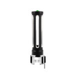 Thread-On Matte Black Sonoma Style Gearshift Knob With LED 13/15/18 Speed Adapter-Dark Green Crystal/Green LED - Image 4