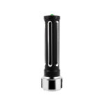 Thread-On Matte Black Sonoma Style Gearshift Knob With LED 13/15/18 Speed Adapter-Dark Green Crystal/Green LED - Image 6