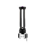 Thread-On Matte Black Sonoma Style Gearshift Knob With LED 13/15/18 Speed Adapter-Purple Crystal/Purple LED - Image 4