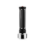 Thread-On Matte Black Sonoma Style Gearshift Knob With LED 13/15/18 Speed Adapter-Red Crystal/Red LED - Image 6