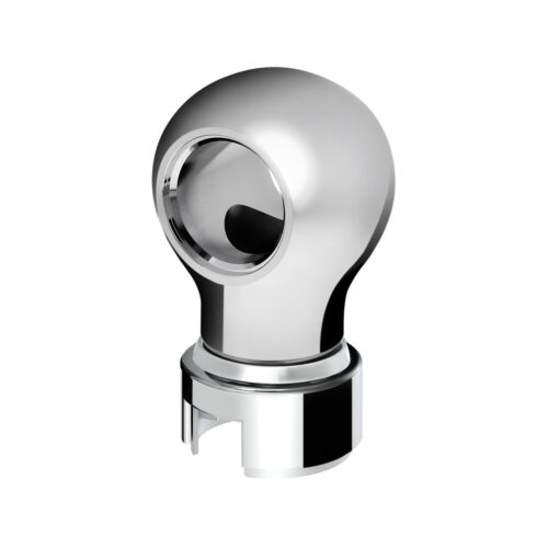 Thread-On Charlotte Style Gearshift Knob With 13/15/18 Speed Adapter-Chrome 71160
