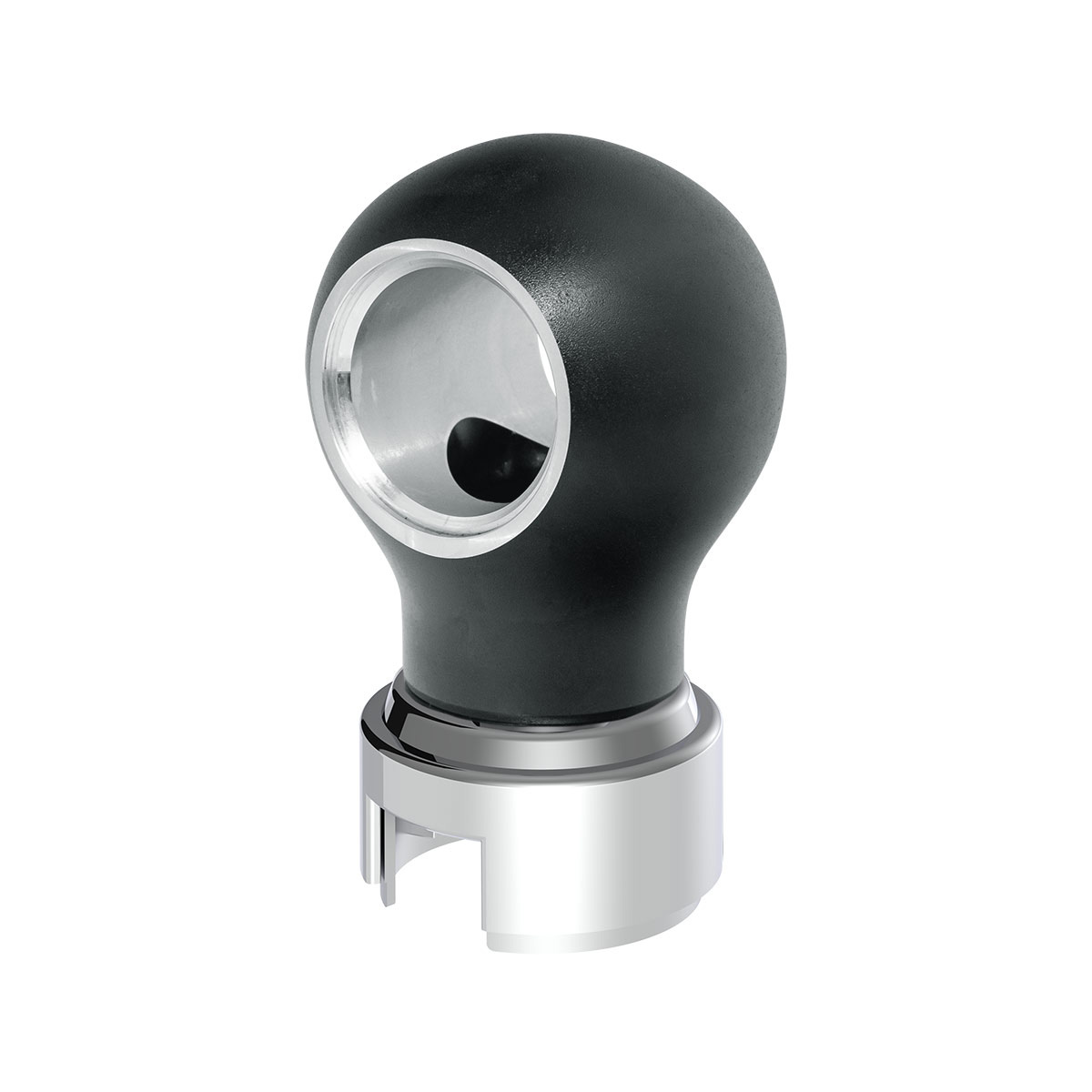 Thread-On Charlotte Style Gearshift Knob With 13/15/18 Speed Adapter-Matte Black 71162