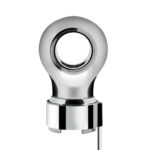 Thread-On Chrome Charlotte Style Gearshift Knob With LED 9/10 Speed Adapter-Amber LED - Image 4