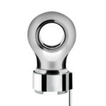 Thread-On Chrome Charlotte Style Gearshift Knob With LED 9/10 Speed Adapter-Green LED - Image 4