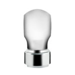 Thread-On Chrome Charlotte Style Gearshift Knob With LED 9/10 Speed Adapter-Purple LED - Image 5