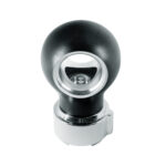 Thread-On Matte Black Charlotte Style Gearshift Knob With LED 9/10 Speed Adapter-Amber LED - Image 6