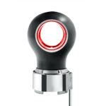 Thread-On Matte Black Charlotte Style Gearshift Knob With LED 9/10 Speed Adapter-Red LED - Image 3
