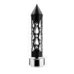 Thread-On Brooklyn Style Spike Gearshift Knob With 9/10 Speed Adapter - Matte Black/Vertical - Image 3